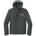 Grey Steel front - Kodiak Port Authority® C-FREE® Rain Jacket - Kodiak Project Services Logo