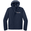 True Navy front - Kodiak Port Authority® C-FREE® Rain Jacket - Kodiak Project Services Logo