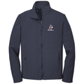 River Blue Navy front - 2027 Regatta Port Authority Collective Soft Shell Jacket