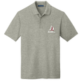 Oxford Heather front - 2027 Regatta Port Authority EZCotton Polo