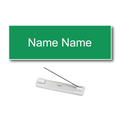 Single Color Plastic Name Badge with Pin Backing