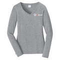 Kodiak Port & Company® Ladies Long Sleeve Fan Favorite™ V-Neck Tee