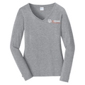 Kodiak Port & Company® Ladies Long Sleeve Fan Favorite™ V-Neck Tee