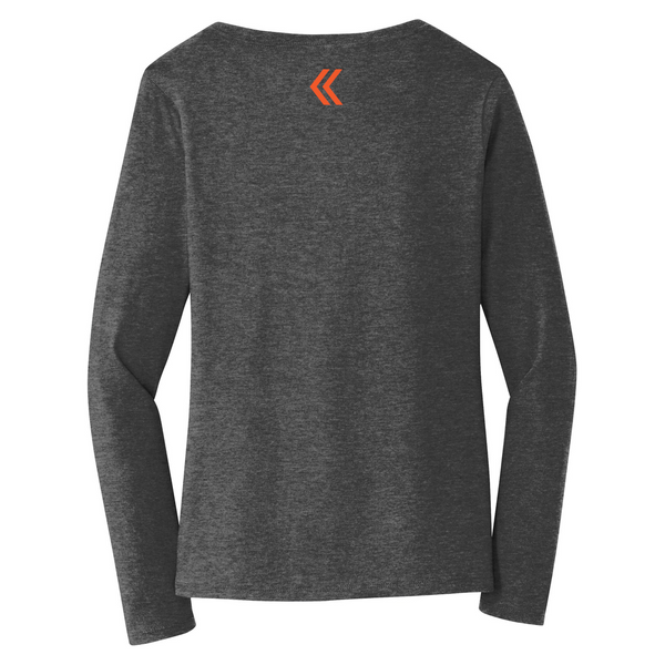 Kodiak Port & Company® Ladies Long Sleeve Fan Favorite™ V-Neck Tee