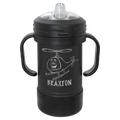 10 oz Sippy Cup with Stainless Steel Engraving