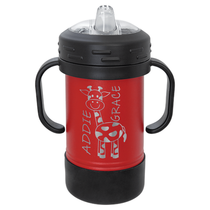 10 oz Sippy Cup with Stainless Steel Engraving