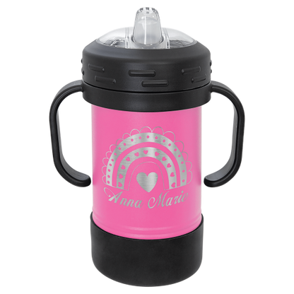 10 oz Sippy Cup with Stainless Steel Engraving