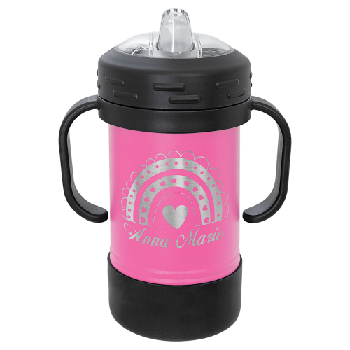 10 oz Sippy Cup with Stainless Steel Engraving