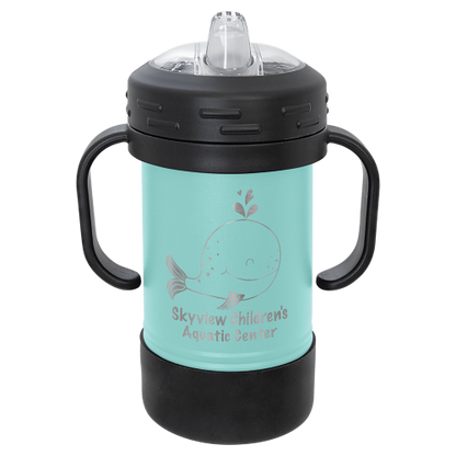 10 oz Sippy Cup with Stainless Steel Engraving