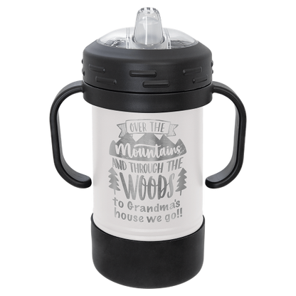 10 oz Sippy Cup with Stainless Steel Engraving