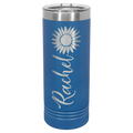22 oz Skinny Tumbler with Slider Lid and Stainless Steel Engraving