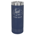 22 oz Skinny Tumbler with Slider Lid and Stainless Steel Engraving