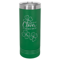22 oz Skinny Tumbler with Slider Lid and Stainless Steel Engraving