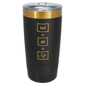 20 oz Ringneck Tumbler with Slider Lid and Gold ION-Plated Engraving