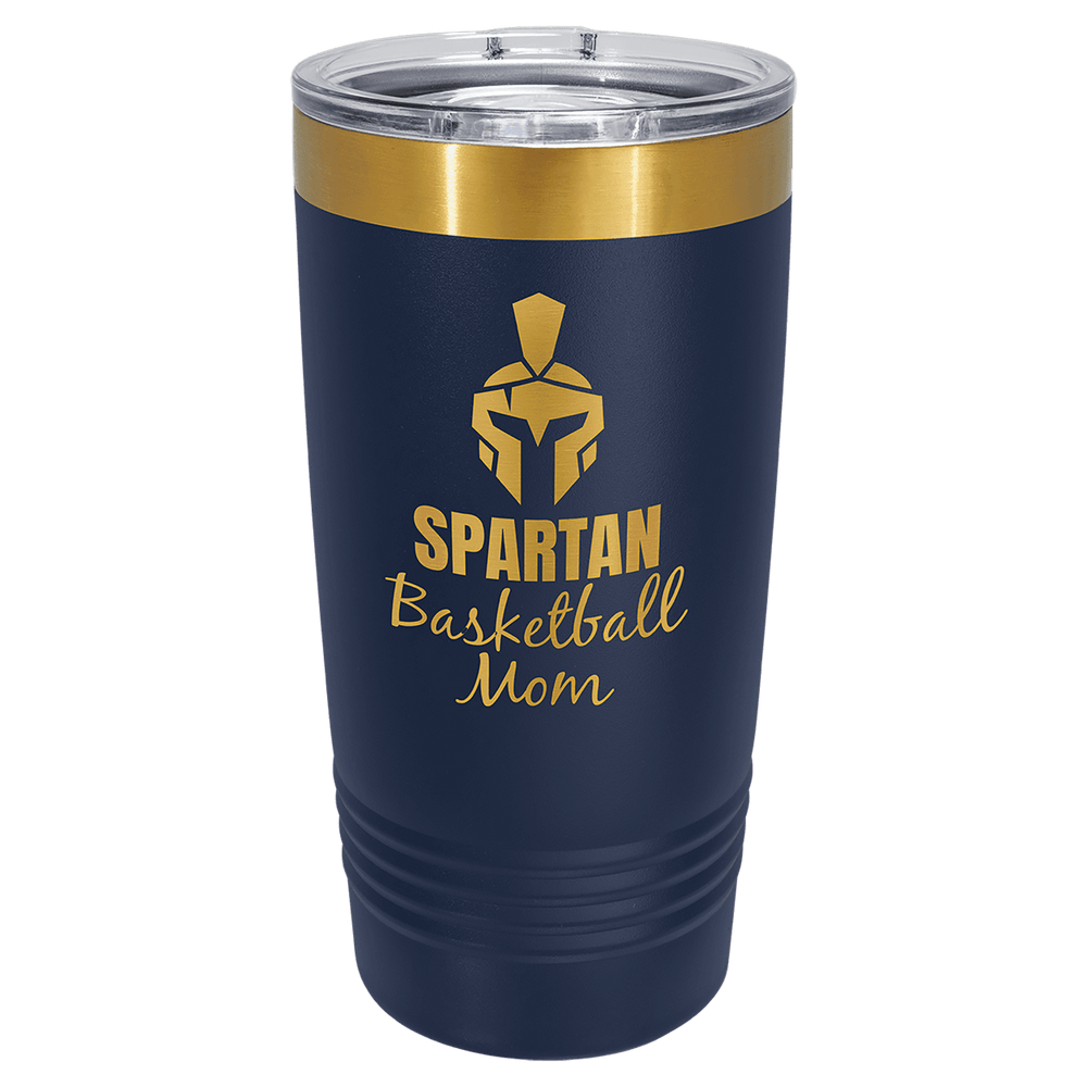 20 oz Ringneck Tumbler with Slider Lid and Gold ION-Plated Engraving