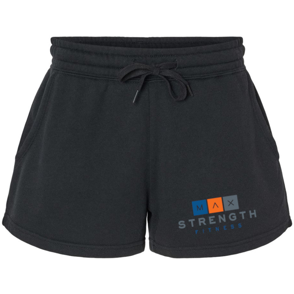 MaxStrength Fitness Women's Lightweight Fleece Shorts