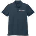 Night Navy front - Kodiak Mercer+Mettle® Stretch Pique Polo - Kodiak Project Services Logo
