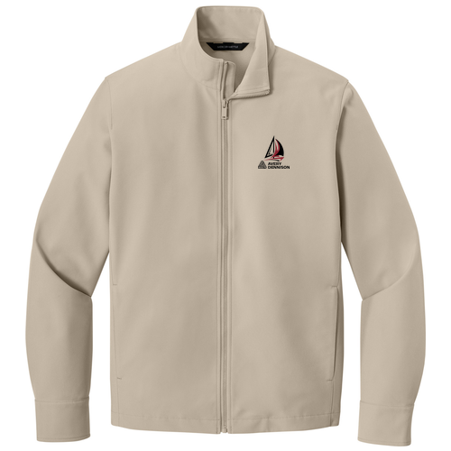 Almond front - 2027 Regatta Mercer+Mettle Comfort Soft Shell Jacket
