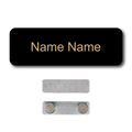 Single Color Plastic Name Badge with Magnetic Backing