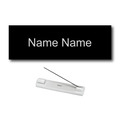 Single Color Plastic Name Badge with Pin Backing