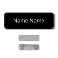 Single Color Plastic Name Badge with Magnetic Backing