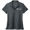 Anthracite front - Kodiak Nike Ladies Dri-FIT Micro Pique 2.0 Polo - Kodiak Project Services Logo