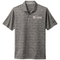 Anthracite front - Kodiak Nike Dri-FIT Vapor Space Dyed Polo - Kodiak Project Services Logo