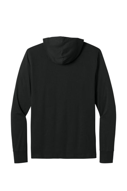 Black back - Next Level Apparel CVC Long Sleeve Hoodie NL6221