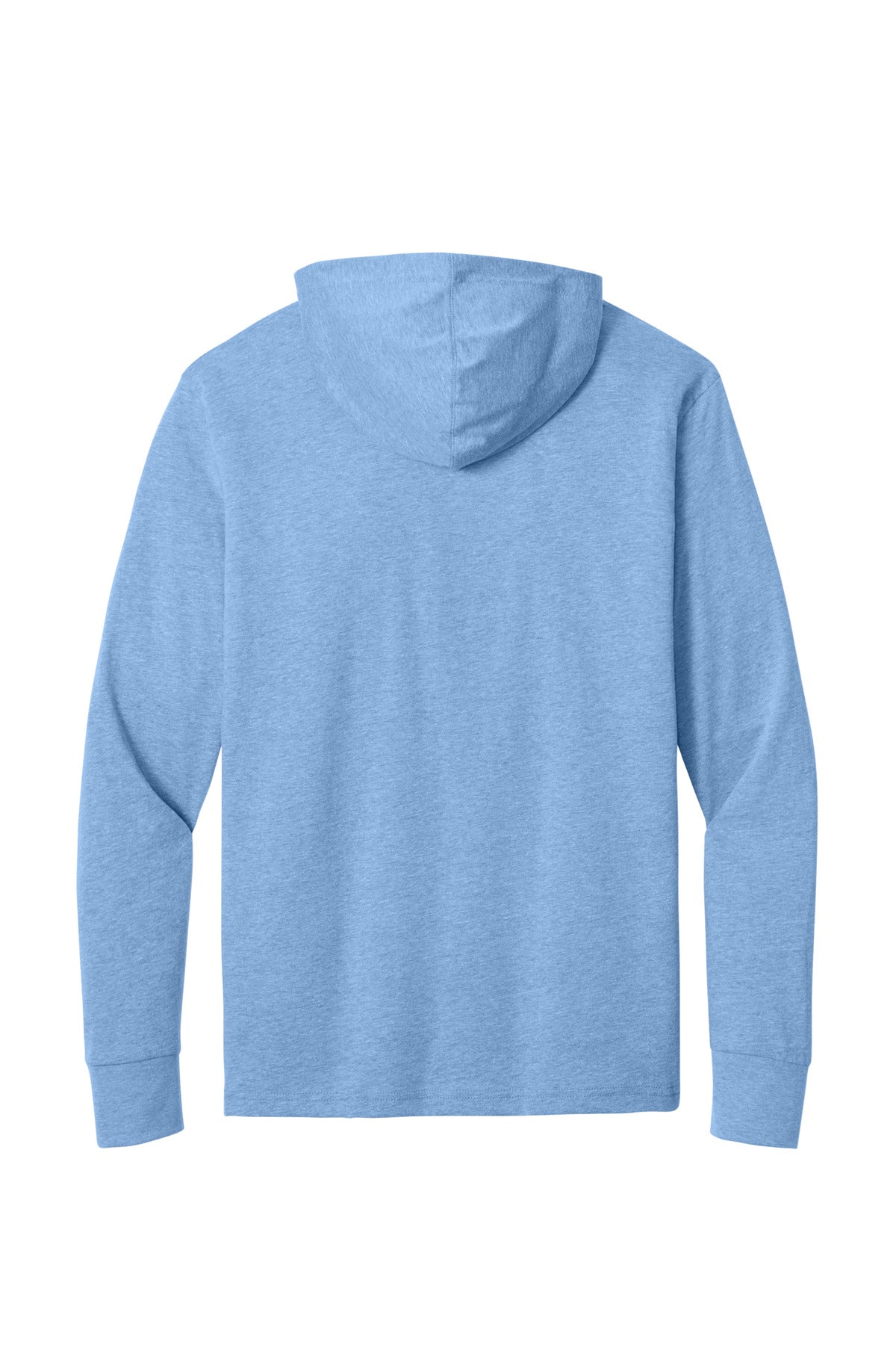 Heather Columbia Blue back - Next Level Apparel CVC Long Sleeve Hoodie NL6221