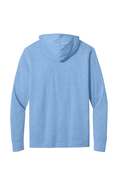 Heather Columbia Blue back - Next Level Apparel CVC Long Sleeve Hoodie NL6221