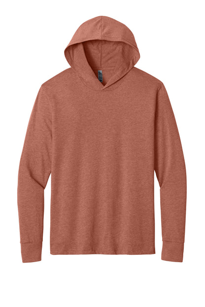 Heather Redwood front - Next Level Apparel CVC Long Sleeve Hoodie NL6221