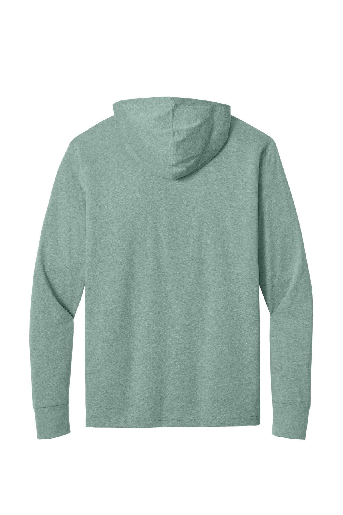 Heather Seafoam back - Next Level Apparel CVC Long Sleeve Hoodie NL6221