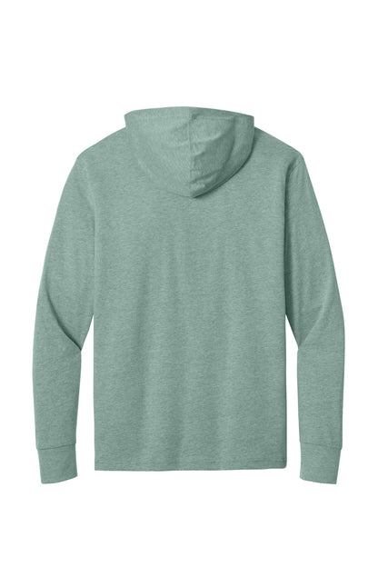 Heather Seafoam back - Next Level Apparel CVC Long Sleeve Hoodie NL6221