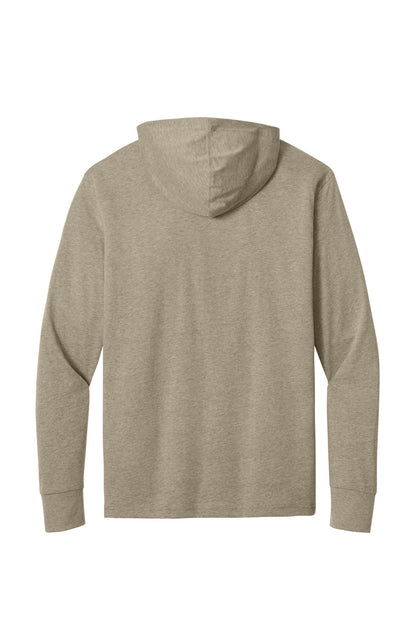Heather Tan back - Next Level Apparel CVC Long Sleeve Hoodie NL6221