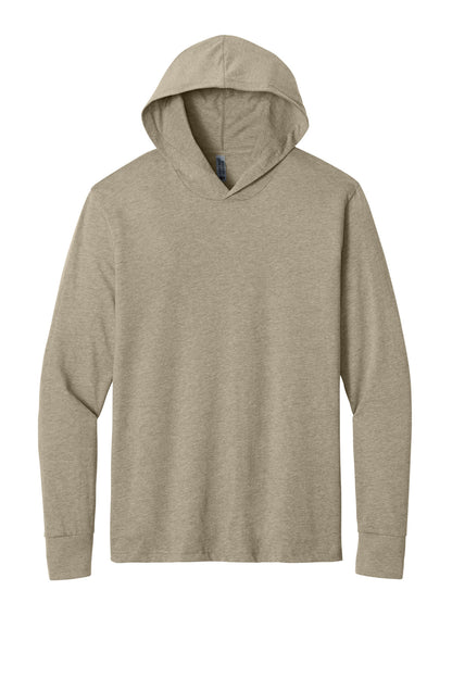 Heather Tan front - Next Level Apparel CVC Long Sleeve Hoodie NL6221