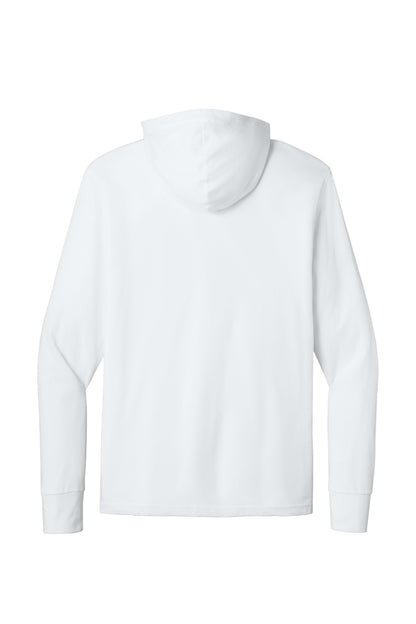 White back - Next Level Apparel CVC Long Sleeve Hoodie NL6221