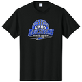 Jet Black front - 2026 - 2027 Madison Girls Basketball Port & Co Core Cotton Tee