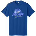 True Royal front - 2026 - 2027 Madison Girls Basketball Port & Co Core Cotton Tee
