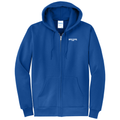 Royal front - Mean Mugs Pub Port & Co Core Fleece Full-Zip Hooded Sweatshirt