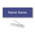 Single Color Plastic Name Badge with Pin Backing