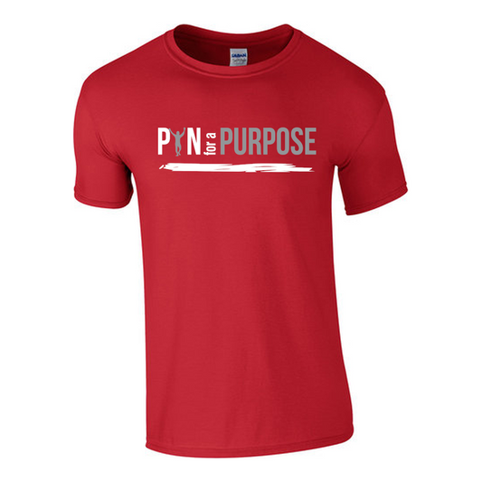 Mentor Wrestling Pin for a Purpose Fundraiser T-Shirt