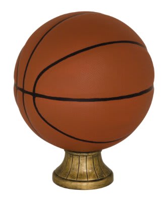 11 1/2" Color Basketball Resin