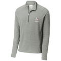 Light Grey Heather front - 2027 Regatta Sport-Tek Sport-Wick Flex Fleece 1/4-Zip