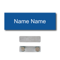 Single Color Plastic Name Badge with Magnetic Backing