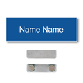 Single Color Plastic Name Badge with Magnetic Backing