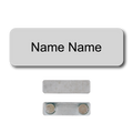 Single Color Plastic Name Badge with Magnetic Backing