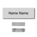 Single Color Plastic Name Badge with Magnetic Backing