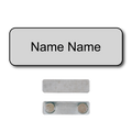 Single Color Plastic Name Badge with Magnetic Backing