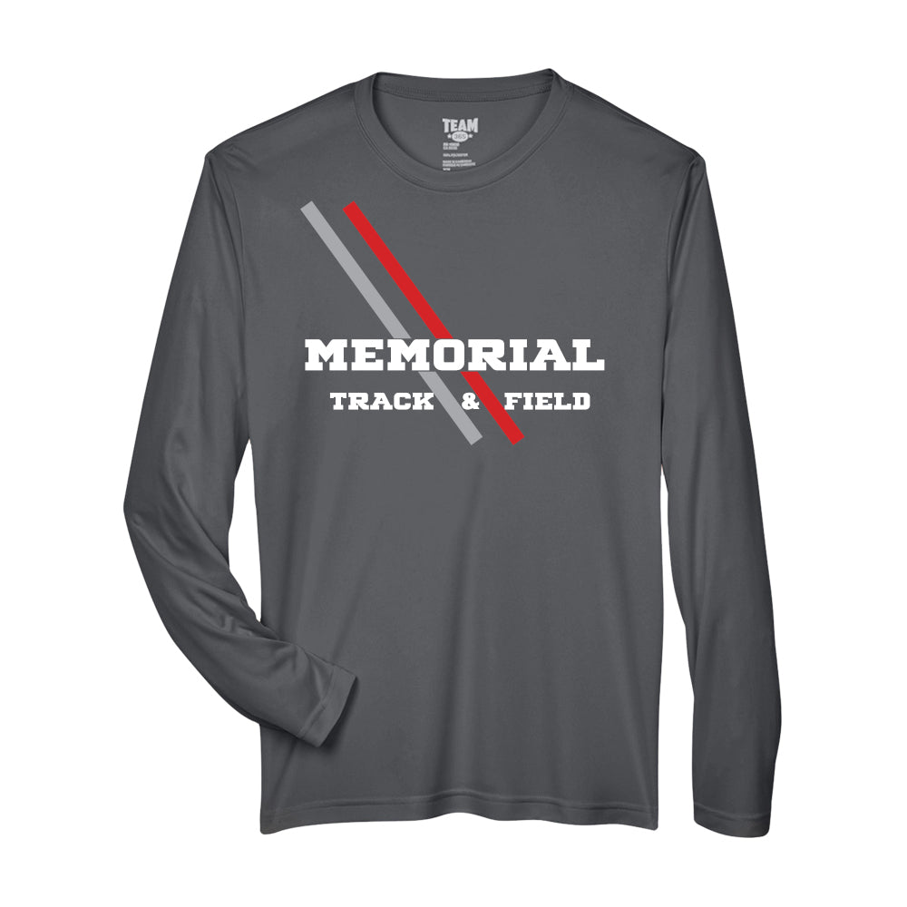 Mentor Memorial Track Youth 100% Polyester Long Sleeve Tech T-Shirt