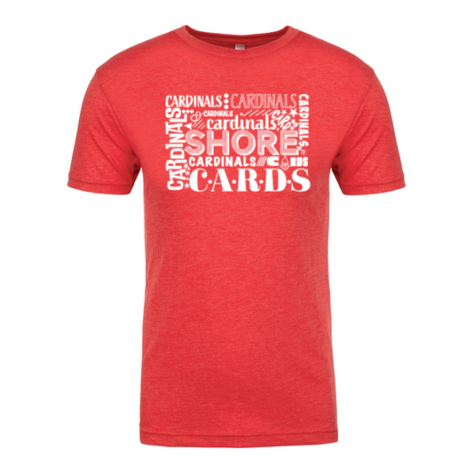 Shore Cardinals Winter 2023 Super Soft Tri-Blend Youth T-Shirt